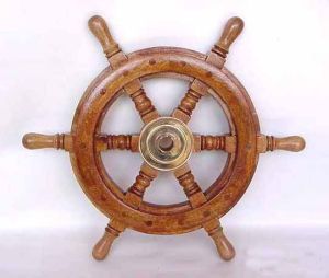 Wooden Ship Wheel