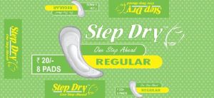 Step Dry Regular Without Wings Sanitary Pads