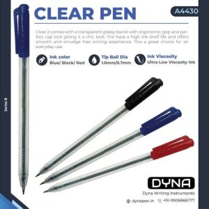 Dyna Crystal Plastic Promotional Ball Pen