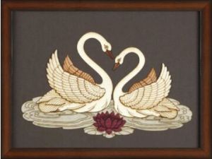 Wooden Swan Carving