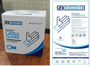 Unitouch latex surgical gloves