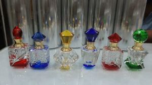 Attar color crystal bottles