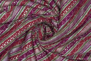 indian lining muslin foil printed fabric
