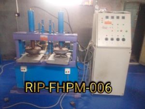 hydraulic double die paper plate making machine