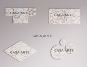 White Agate Gemstone Tile