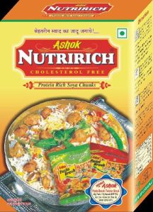 Ashok Nutririch SOYA Nugget 200g (Free 40 g Instant Pasta Pack)
