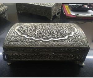 Antique Solid Brass Box