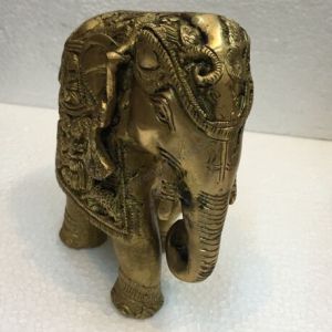 Brass Elephant Statue