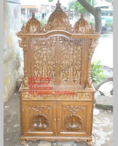 Home Temple With Carved Doors