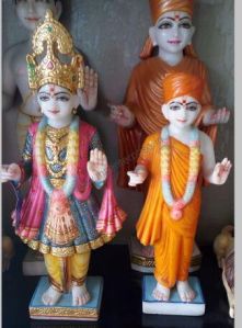 Marble Swaminarayan Murti Statue