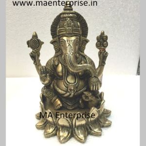 Metal God Statue of Lord Ganesha