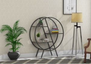 3 Shelf Round BookShelf