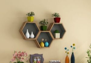 Bee Hive Wall Shelves