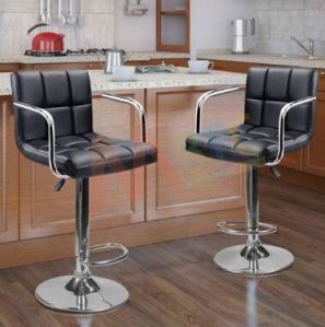 Handrest Leatherette Bar Stool