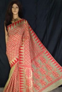 Minakari Jamdani Saree