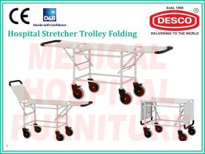 folding stretcher trolley