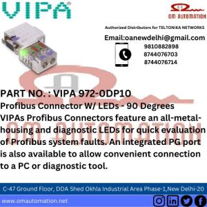 VIPA 972-0DP10 PROFIBUS CONNECTOR W/ LEDs - 90 DEGREE