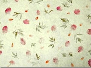 Handmade Floral Paper