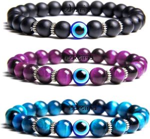 Evil Eye Protection Gemstone Bracelet