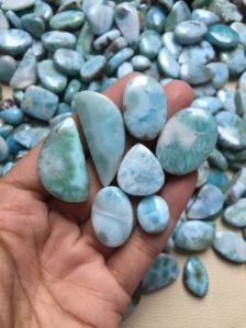 Larimar Gemstone Cabochon