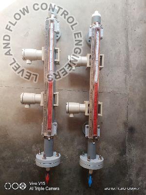 Magnetic Level Gauge With Level Sensors