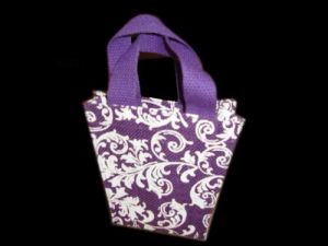 designer jute pouch bag