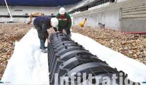 Rainwater Infiltration tunnel