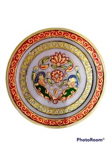 Marble decorative plate.