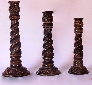 Designer Wooden Candle Holders 17