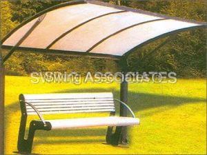 Garden Bench With Shelter