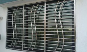 Designer Stainless Steel Window Grill