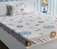 Printed Kids Bedsheet Fabric