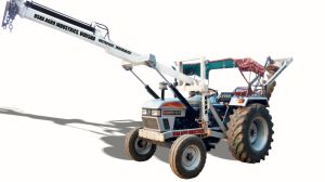 Eicher Tractor Fitted Pole Erection and Post Hole Digger