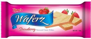 Strawberry Flavored Wafers 100g