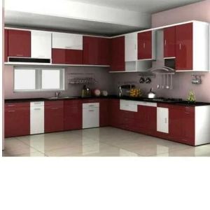 ACRYLIC MODULAR KITCHEN