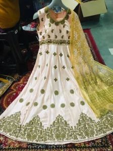 Embroidered Anarkali Suit