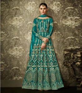 Bangalori Silk Semi Stitch Suit