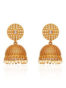 Rajwadi Finish Antique Jhumka Earrings