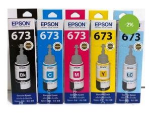 Epson Ink bottles L673 set of 6