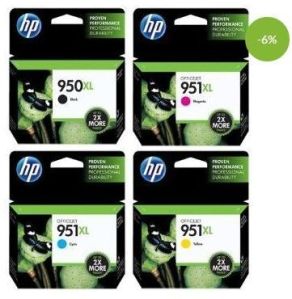 HP 950XL/951XL Combo set of 4 Ink Cartridge