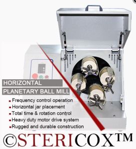 HORIZONTAL PLANETARY BALL MILL