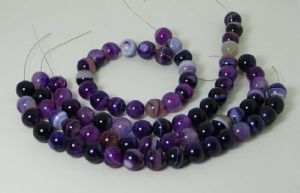 Agate Plain Beads