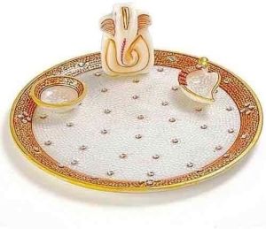 Marble Pooja Thali