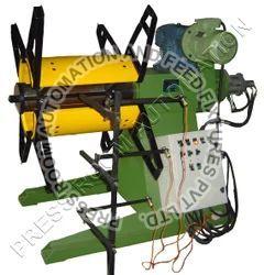 Motorized Decoiler with Hydraulic Expandable Jaws