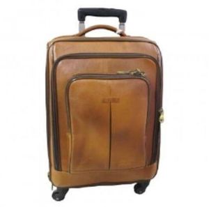 Brown Leather Suitcase