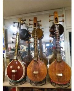 Wooden Saraswati Veena.