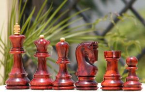 K007 Russian Zebra Wooden Chess Pieces