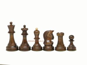 K0077 Dubrovnik Bobby Fischer Wooden Chess Pieces