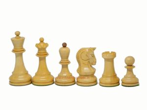 K0077 Dubrovnik Bobby Fischer Wooden Chess Pieces