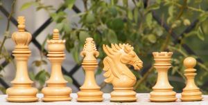 K0106 The Dragon Series Wooden Chess Pieces